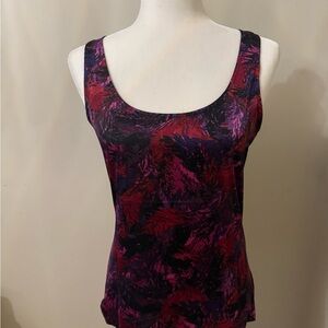 Express Women's Tank Top - Purple and Red